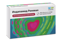 Индапамид Реневал, 1.5 мг, таблетки с пролонгированным высвобождением, покрытые пленочной оболочкой, 30 шт.