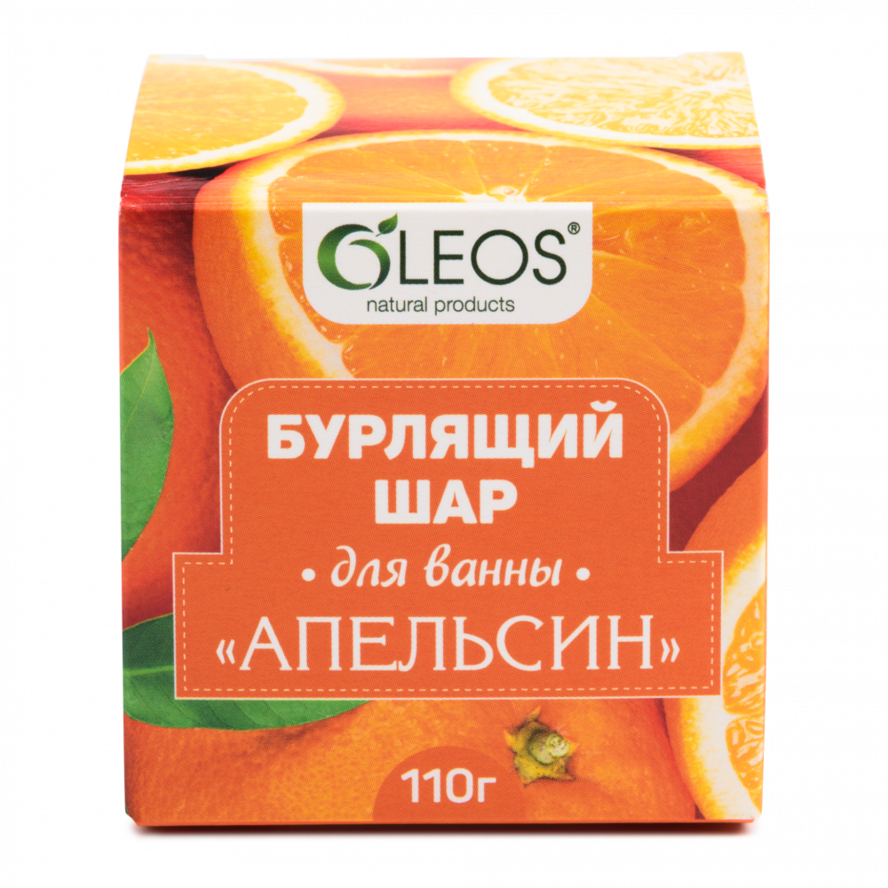 фото упаковки Oleos Бурлящий шар для ванны