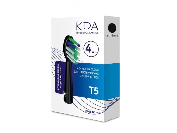 фото упаковки КДА S5 Сменная насадка для электрической зубной щетки Т5