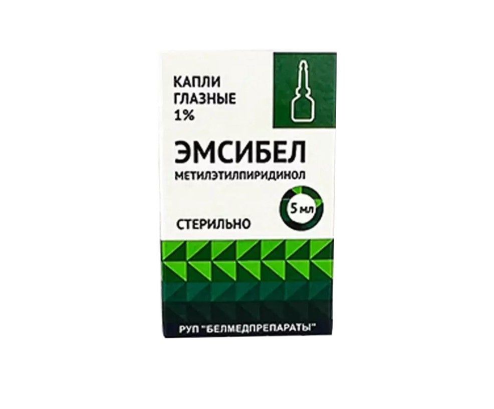 Эмсибел, 1%, капли глазные, 5 мл, 1 шт. купить по цене от 246 руб в Иваново, заказать с доставкой в аптеку, инструкция по применению, отзывы, аналоги, Белмедпрепараты