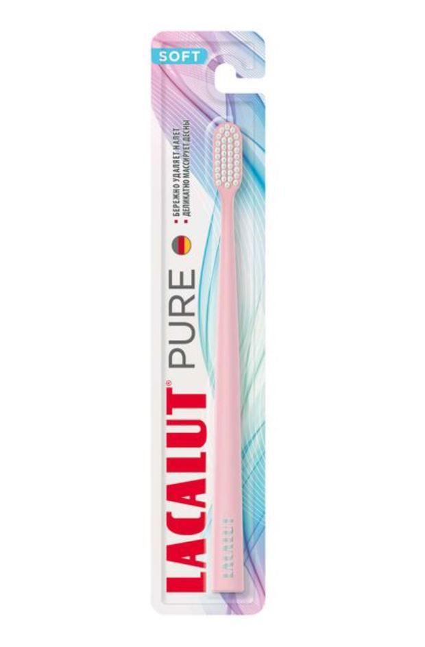 Lacalut Pure Щетка зубная мягкая, 1 шт.