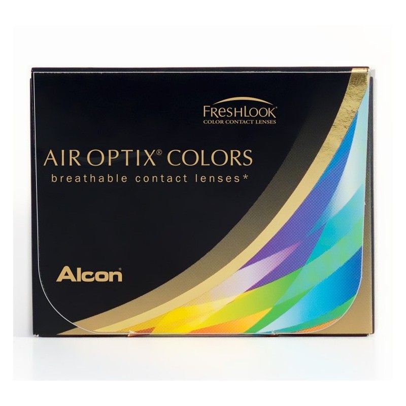 Alcon Air Optix Colors цветные контактные линзы, BC=8.6 d=14.2, D(0.00), Gemstone green, 2 шт.