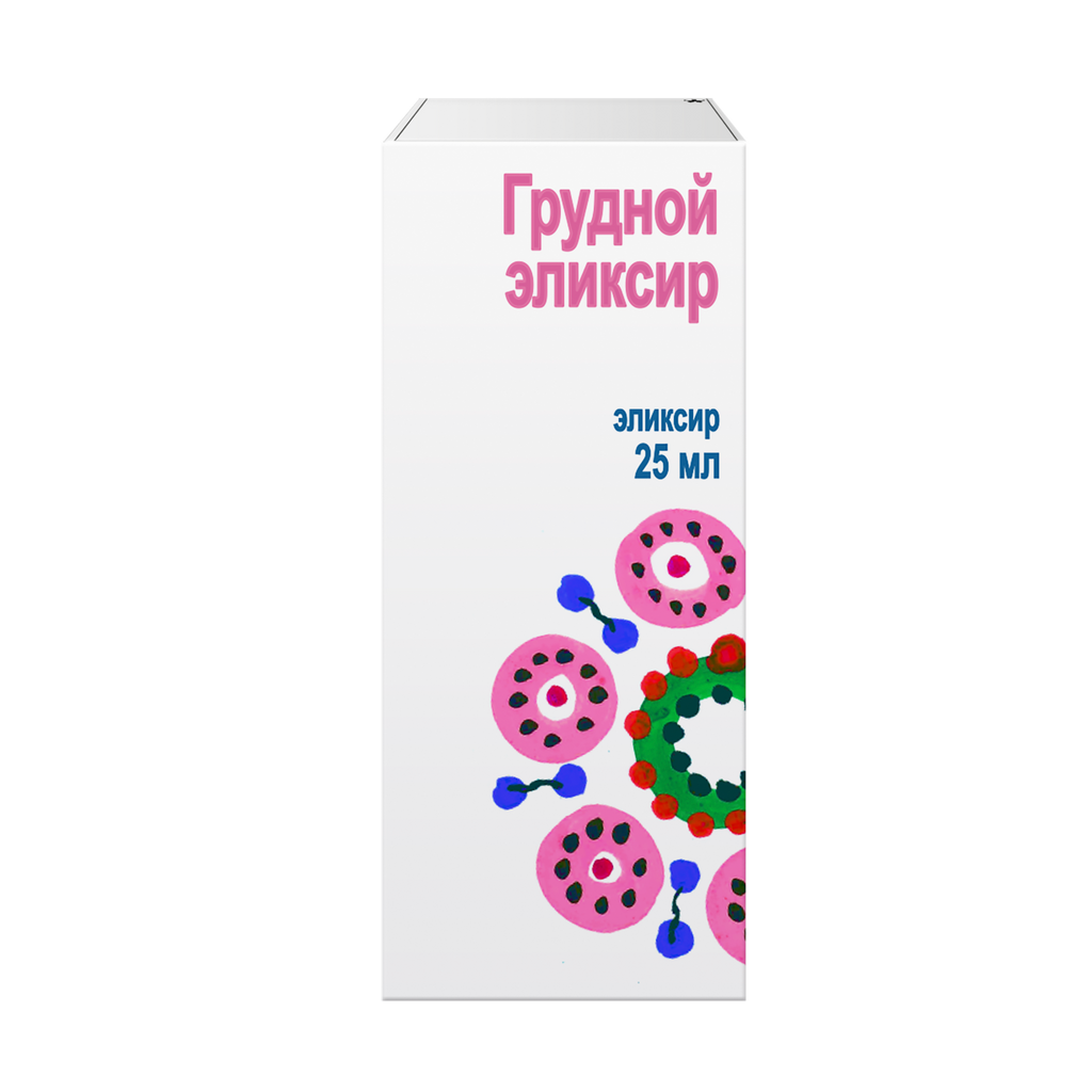 фото упаковки Грудной эликсир, раствор для приема внутрь, 25 мл, 1 шт. фото упаковки Грудной эликсир