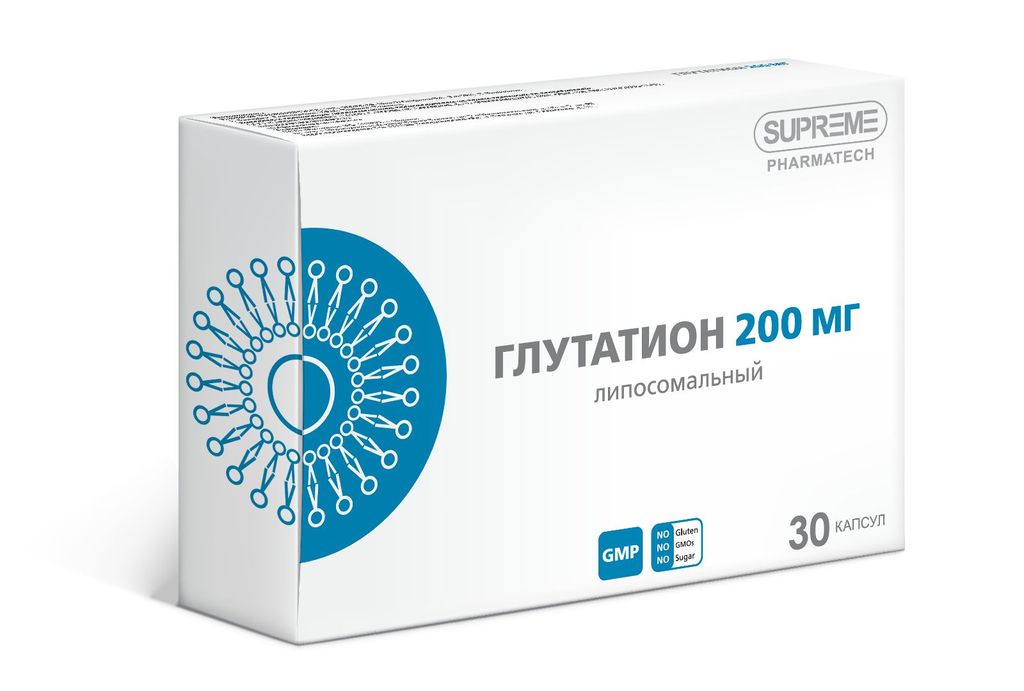 фото упаковки Supreme Pharmatech Глутатион липосомальный