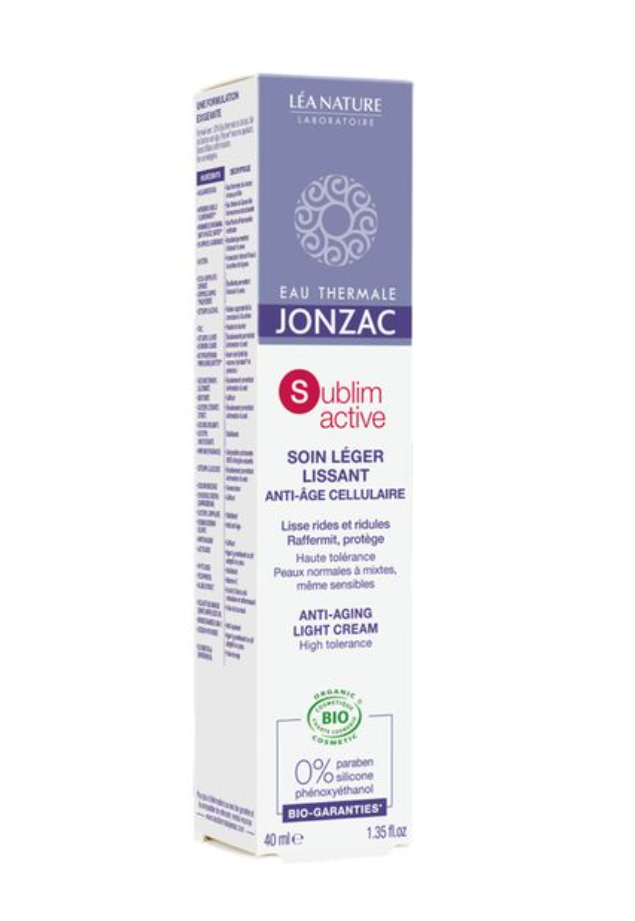 Jonzac Sublimactive Легкий разглаживающий крем, крем, для чувствительной кожи, 40 мл, 1 шт.