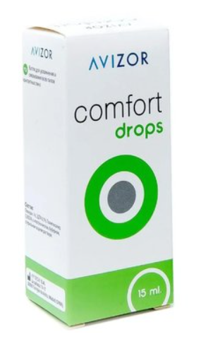 фото упаковки Avizor Comfort Drops Капли для линз