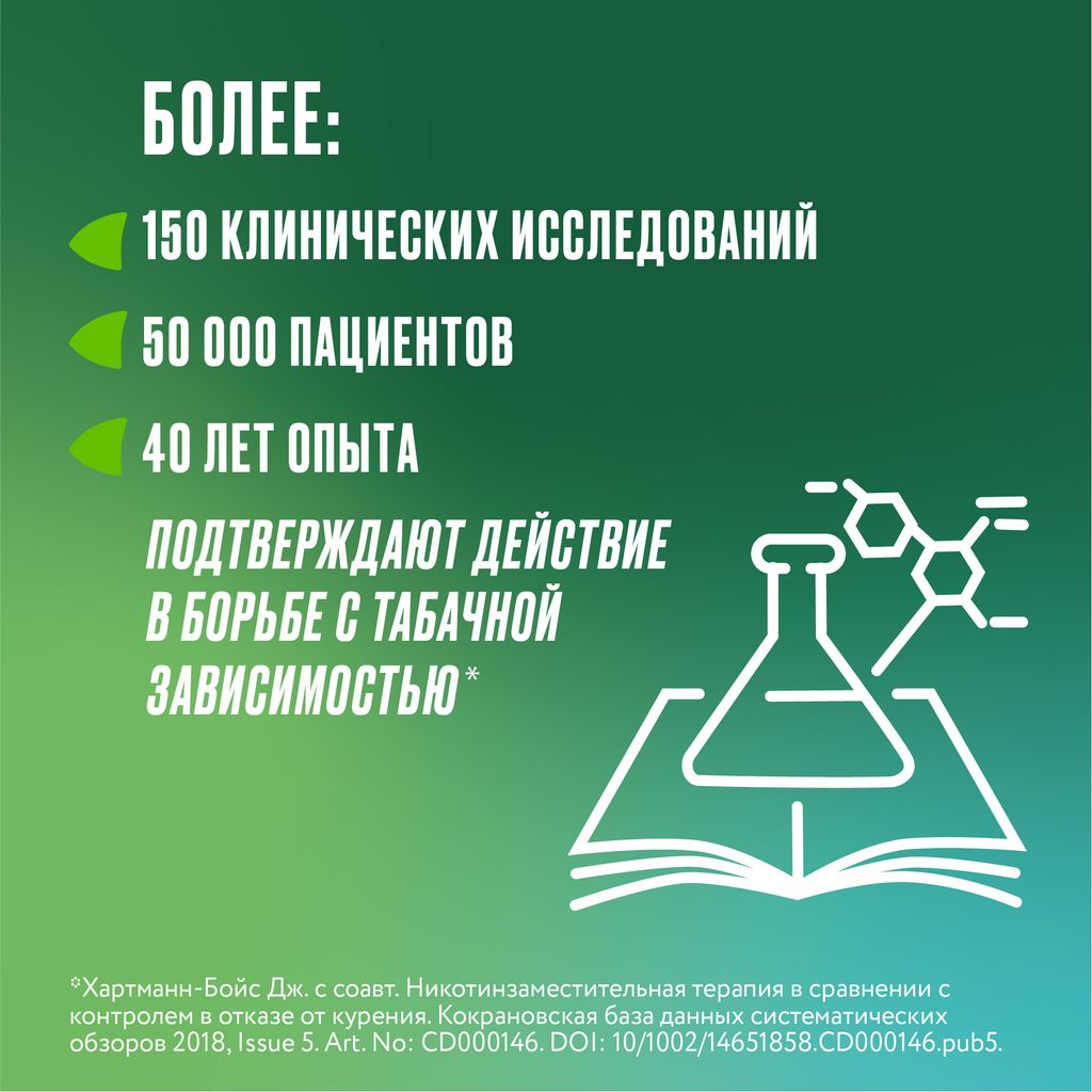 Никоретте, 4 мг, резинка жевательная [морозная мята], морозная мята, 105 шт.