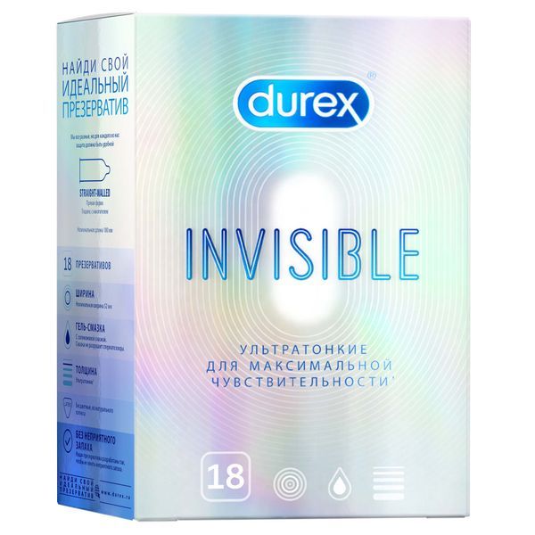 фото упаковки Презервативы Durex Invisible