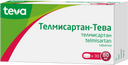 Телмисартан-Тева, 80 мг, таблетки, 30 шт.
