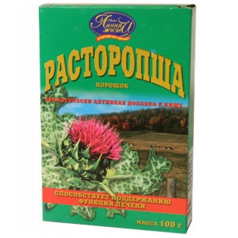 Линия жизни Расторопша, порошок, 100 г, 1 шт.