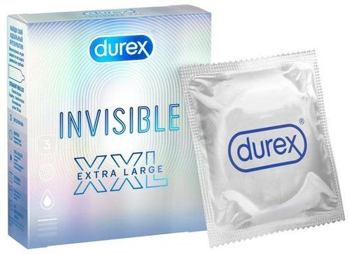 Презервативы Durex Invisible XXL, презерватив, ультратонкие, 3 шт.