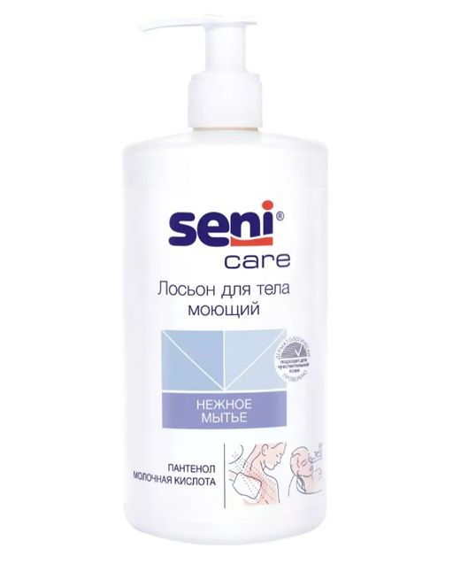 Seni Care Лосьон для тела моющий, лосьон, 500 мл, 1 шт.