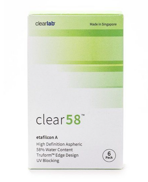 ClearLab Clear 58 Линзы контактные, BC=8,3 d=14,0, D(-1.00), 6 шт.