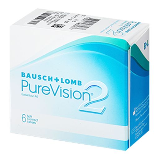 Bausch&Lomb PureVision 2 Контактные линзы плановой замены, BC=8,6 d=14,0, D(-2.75), 6 шт.