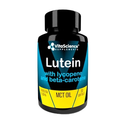 Vitascience Лютеин+ликопин+бета-каротин, капсулы, 30 шт.