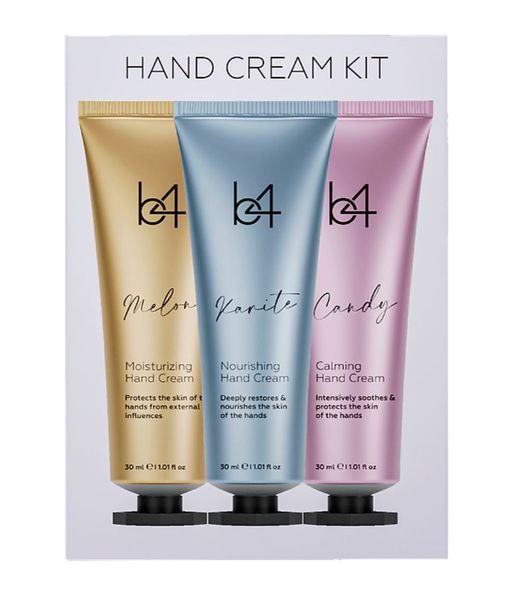 b4 Hand cream kit Набор кремов для рук, 30 мл, 3 шт.