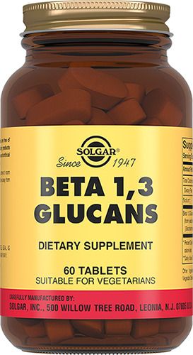 Solgar Бета-глюканы 1,3, таблетки, 60 шт.