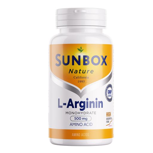 Sunbox Nature L-аргинин, капсулы, 60 шт.