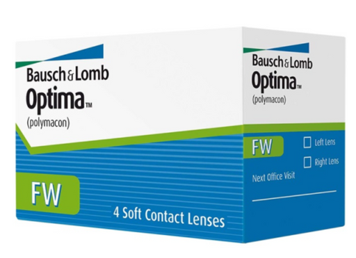 Bausch&Lomb Optima FW Контактные линзы плановой замены, BC=8,7 d=14,0, D(-5.50), стерильно, 4 шт.
