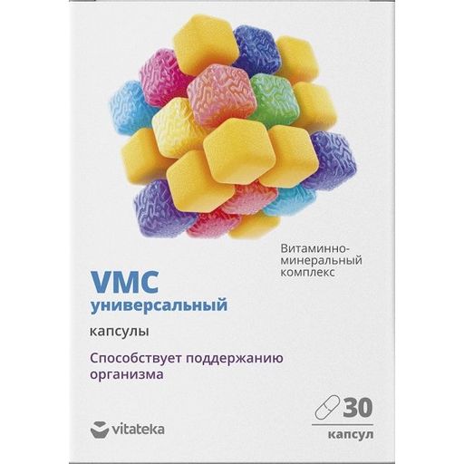 Vitataka Витаминно-минеральный комплекс универсальный VMC, капсулы, 30 шт.